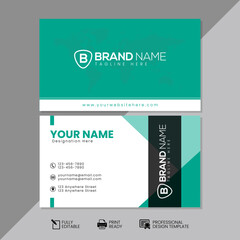 Professional Business Card Template. Unique Business Card Template. Modern Business Card Template