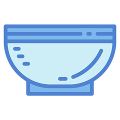 bowl two tone icon style