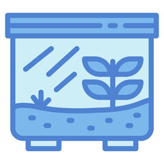 terrarium two tone icon style