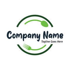 restaurant logo, sample company logo, a simple vector design