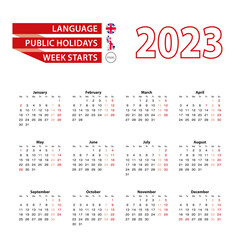 Calendar 2023 in English language with public holidays of the United Kingdom in year 2023.