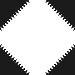 Wavy Edge Triangle Corner Frame Icons