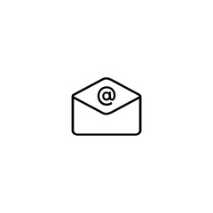 Email icon isolated on white background