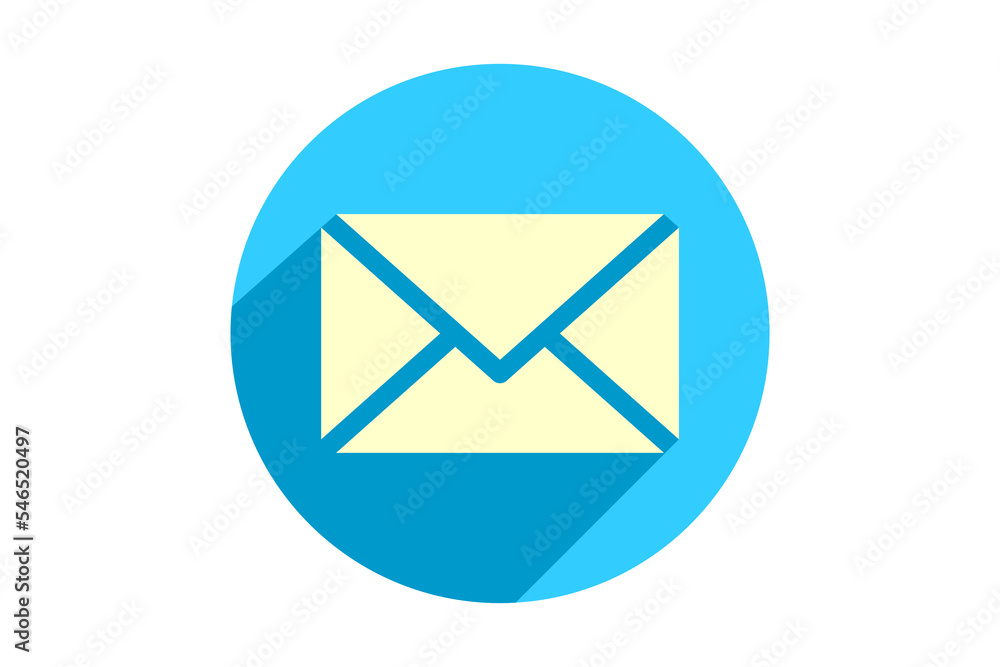 Poster mail icon vector sign. letter envelope symbol. message send to address illustration.