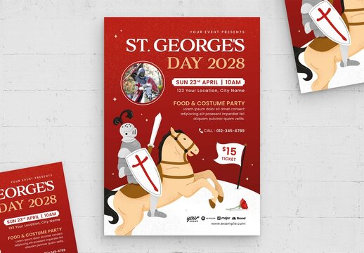 St. George's Day Flyer Template