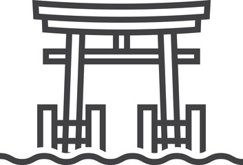 Travel and tourism locations Landmark icons