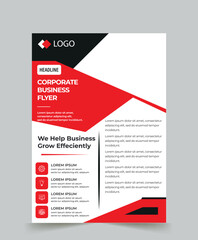 Professional business flyer design template for business