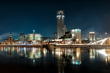 Obraz premium city at night