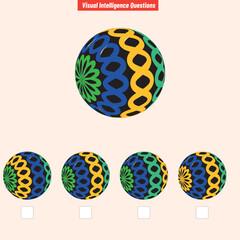 Visual intelligence questions IQ TEST, visual intelligence questions. Find the missing, Find the missing piece