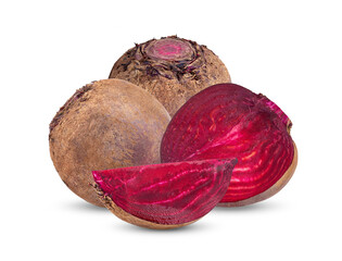 Beetroot isolated on transparent png - obrazy, fototapety, plakaty