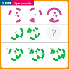 Visual intelligence questions IQ TEST, visual intelligence questions. Find the missing, Find the missing piece