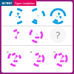 Visual intelligence questions IQ TEST, visual intelligence questions. Find the missing, Find the missing piece