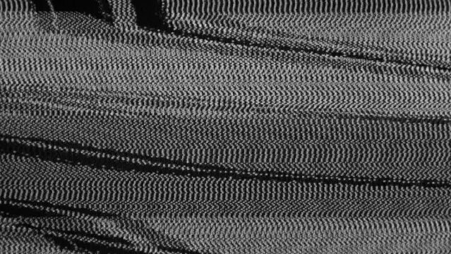 TV Static Noise Glitch Effect &ndash; Original Video from a vintage CRT cathode-ray tube Television