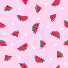 Watermelon texture for printing on fabric and paper
