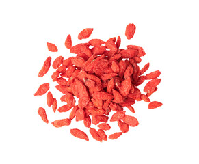 Goji berries isolated on transparent png
