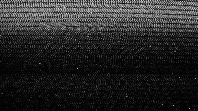 TV Static Noise Glitch Effect &ndash; Original Video from a vintage CRT cathode-ray tube Television