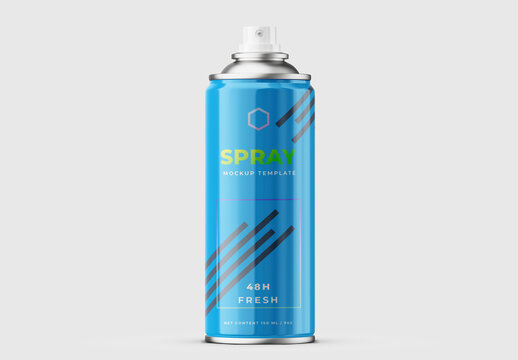 Spray Can Mockup
