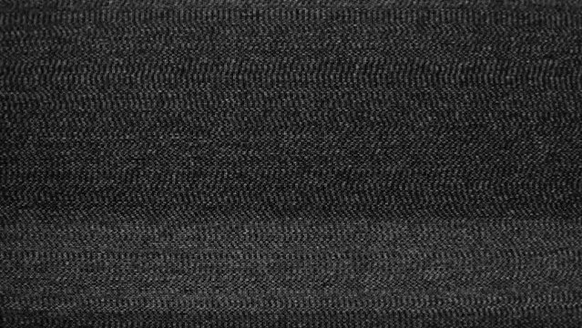 TV Static Noise Glitch Effect &ndash; Original Video from a vintage CRT cathode-ray tube Television
