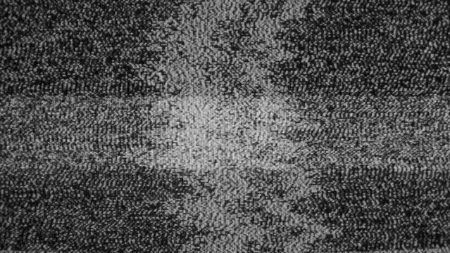 TV Static Noise Glitch Effect &ndash; Original Video from a vintage CRT cathode-ray tube Television