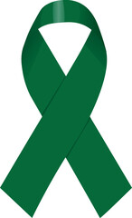 Emerald Jade Green ribbon awareness Liver Cancer