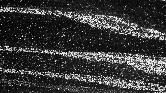 TV Static Noise Glitch Effect &ndash; Original Video from a vintage CRT cathode-ray tube Television