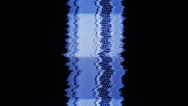 TV Static Noise Glitch Effect &ndash; Original Video from a vintage CRT cathode-ray tube Television