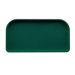 Retro billboard or blank shining signboard isolated on white wall background with shadow 3D rendering