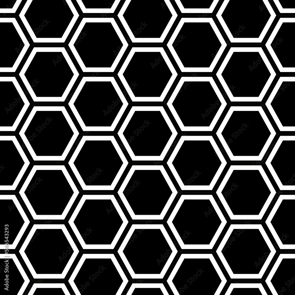 Poster honeycomb seamless pattern. abstract geometric honeycomb seamless pattern. hexagon pattern. vector i