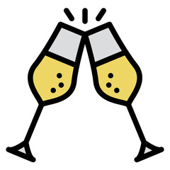 champagne love dating romantic icon