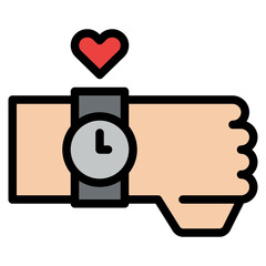 time meeting love dating icon