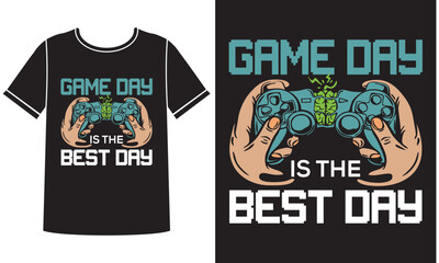 Game day is the best day t shirt design concept