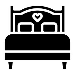 double bed sleep sex married icon