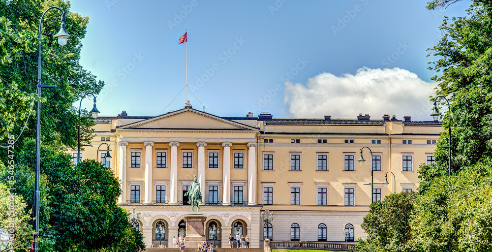 Wall mural oslo landmarks, norway