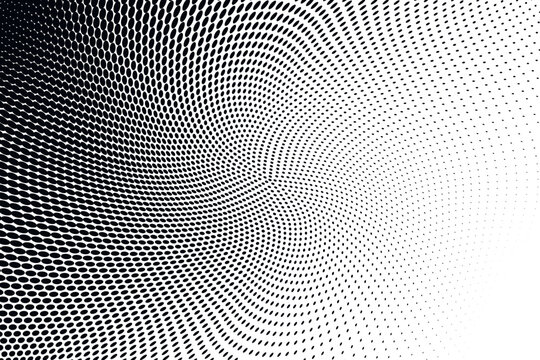 Light halftone dots grunge wide background
