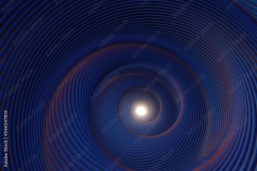 Aufkleber Beautiful Abstract colourful magic ratio background. Starburst dynamic wave. 3d rendering illustration Background pattern for design.