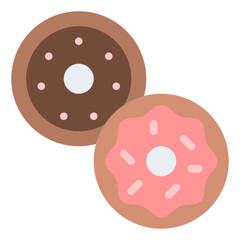 donut fast food bakery sweet icon