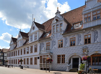 Obraz premium Historical City Hall in the Old Town of Celle, Lower Saxony