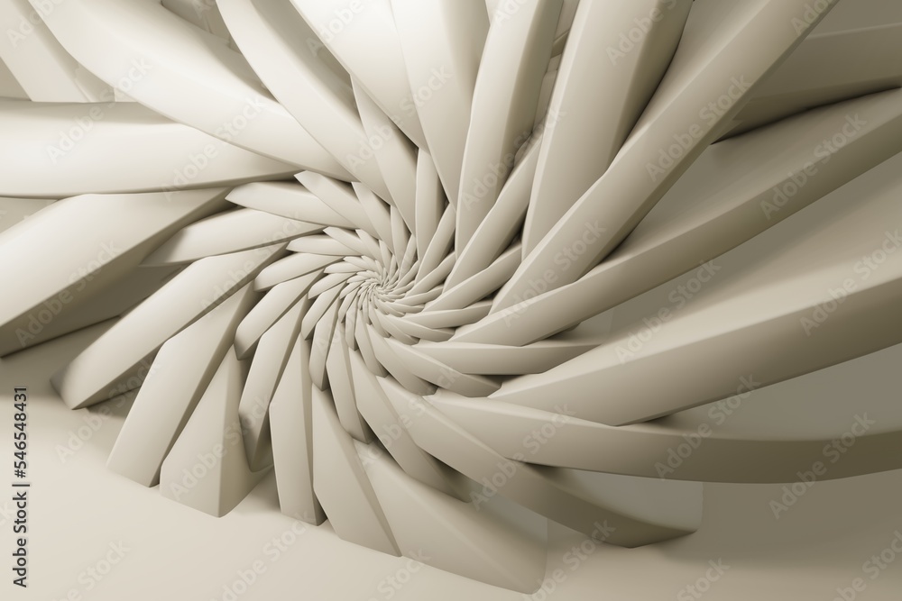Aufkleber wonderful abstract luxury design background. trendy white gradient shapes. liquid curve shape in mot