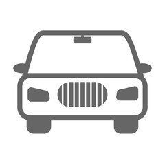 Car icon from the front