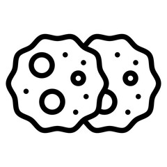 cookies snack sweet chocolate icon