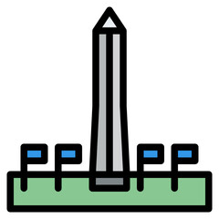 washington monument dc landmark icon