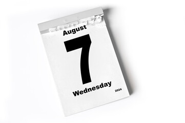 7  August 2024