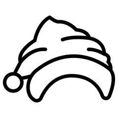 christmas hat icon