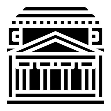 recommend clip art: pantheon temple church landmark italy icon