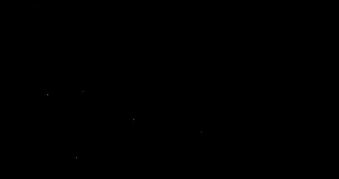 Firework Over Night Sky