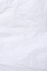 White paper crumpled background