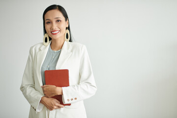 Smiling Elegant Businesswoman