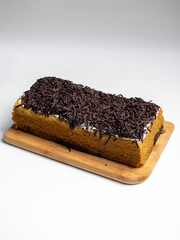 depok, west java - november, 2022 - chocolate sprinkled with sprinkles covered with cream, delicious, sweet, savory, and soft when eaten