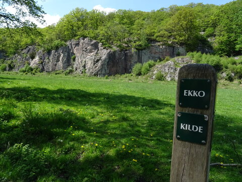 Echo-Felsen auf Bornholm