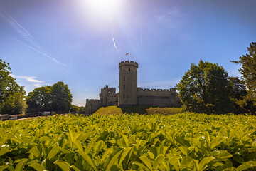 Warwick - May 27 2022: Epic Castle of Warwick, England.